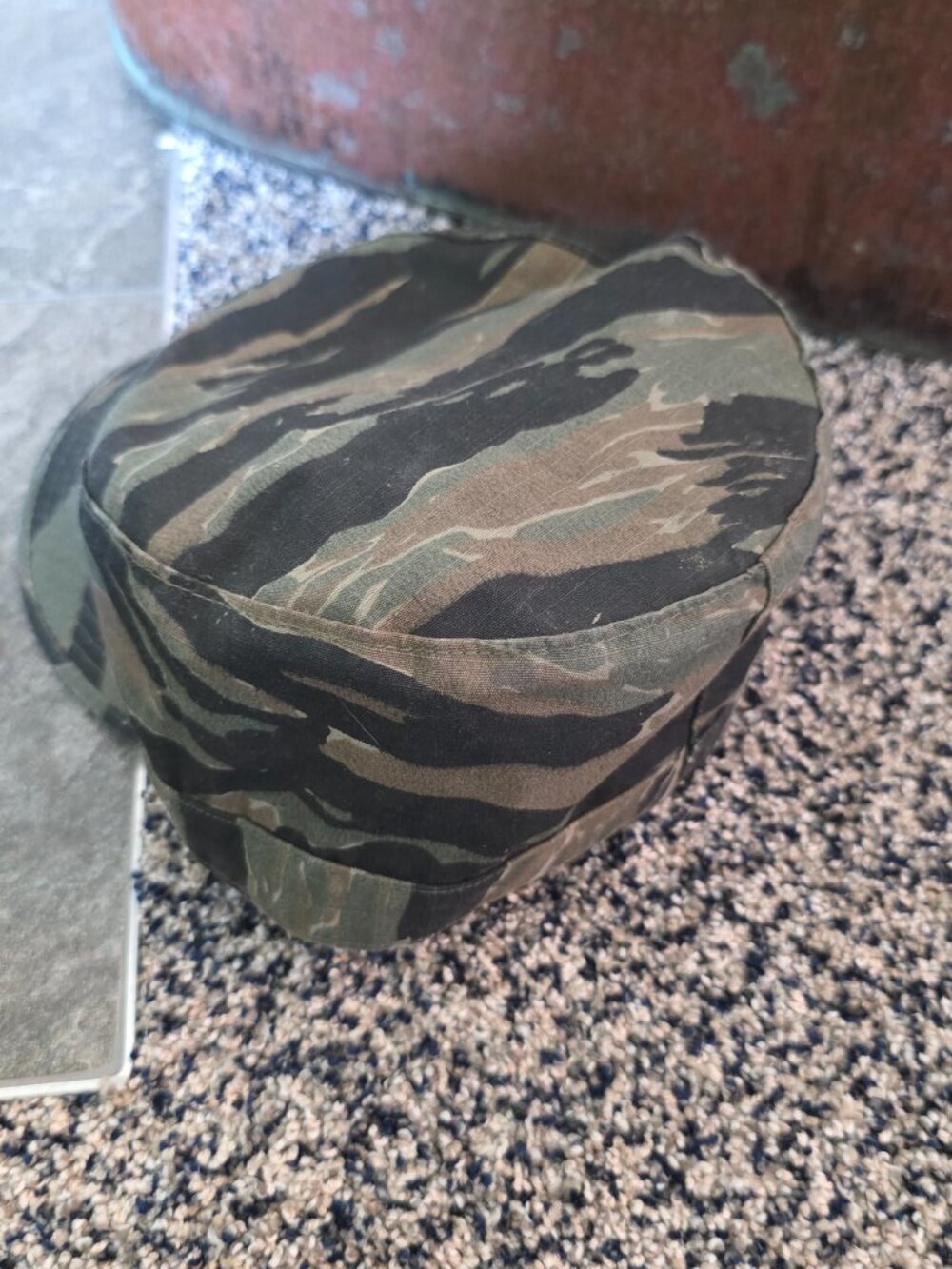Vintage R&B Inc Military Camo Hot Weather Patrol Cap Hat Size 7 3/4 USA - Picture 4 of 7